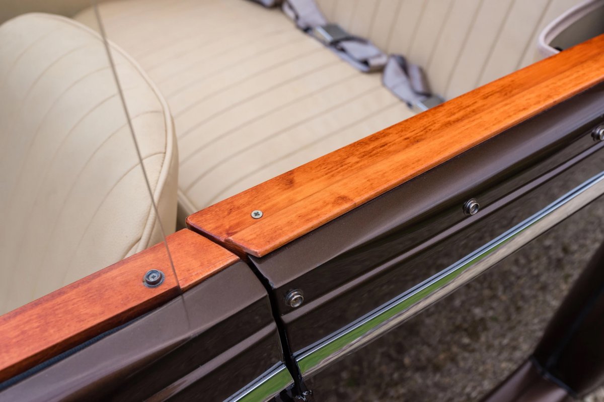 Riley Drophead Coupe Wood Trim Detail
