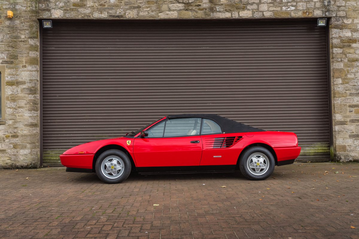 1987 Ferrari Mondial T Cabriolet Roof Up