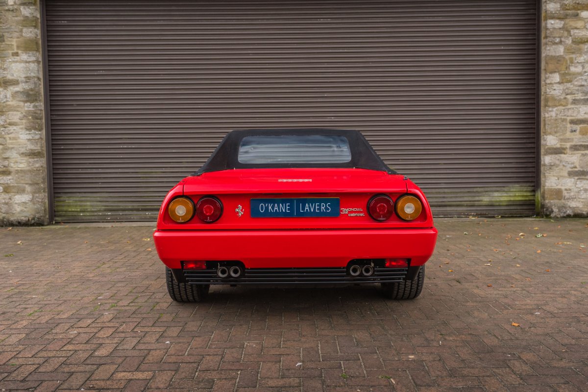 1987 Ferrari Mondial T Cabriolet Rear Roof Up