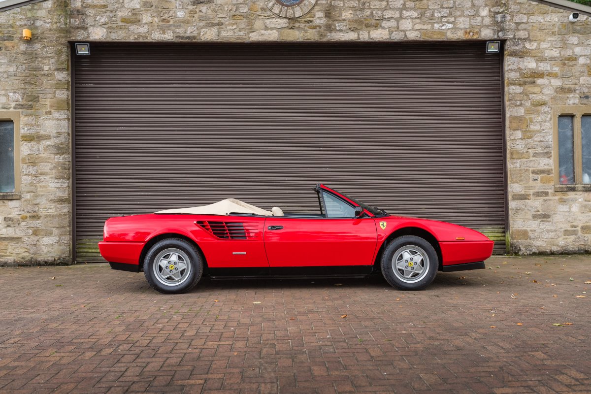 1987 Ferrari Mondial T Cabriolet Drivers Side Roof Down