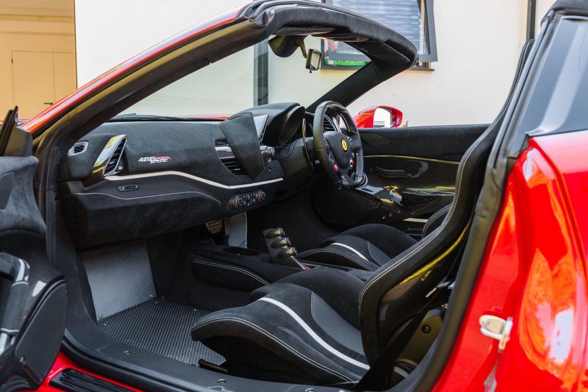2020 Ferrari 488 Pista Spider Passengers Dashboard