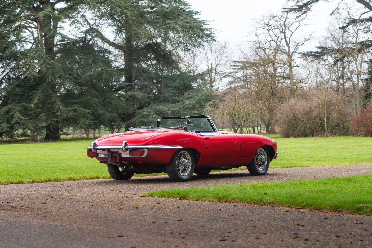 1969 Jaguar E-Type Series II 4.2 Roadster Rear Left