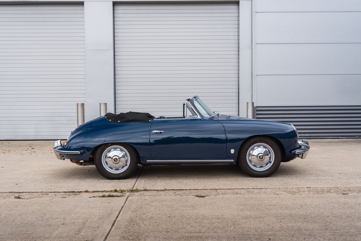 1963 Porsche 356B Super 90 Cabriolet Passengers Side