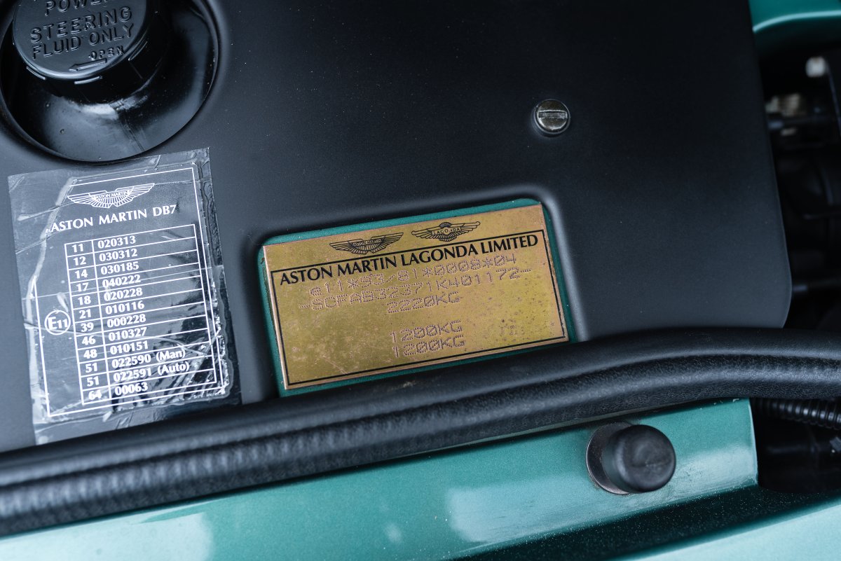2000 Aston Martin DB7 Vantage Volante For Sale