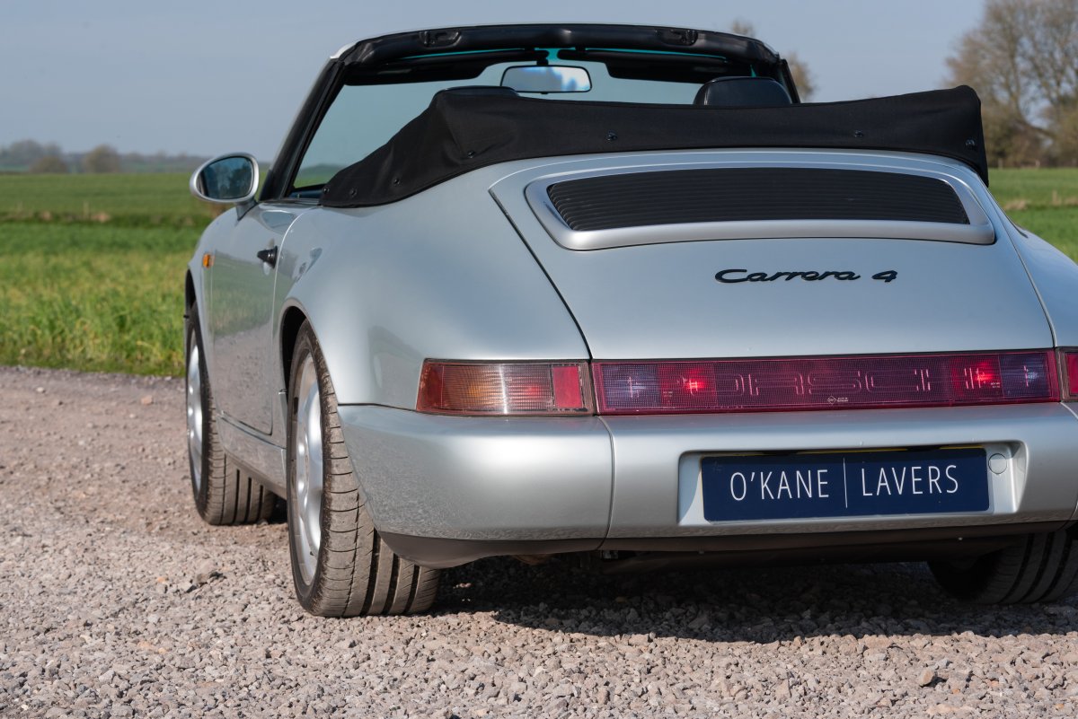 1990 Porsche 911 (964) Carrera 4 Cabriolet For Sale